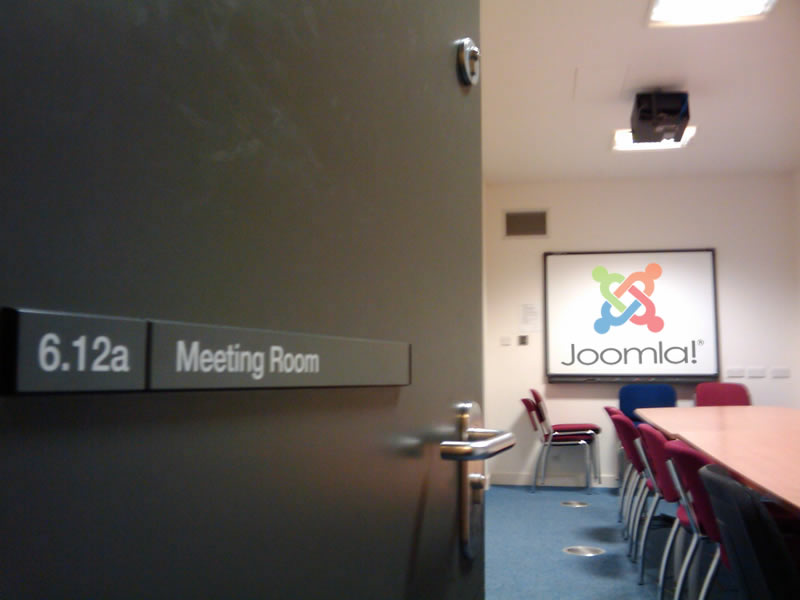 The JUGL meeting room